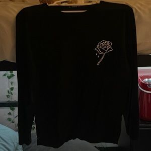 Shein, Black with Rose